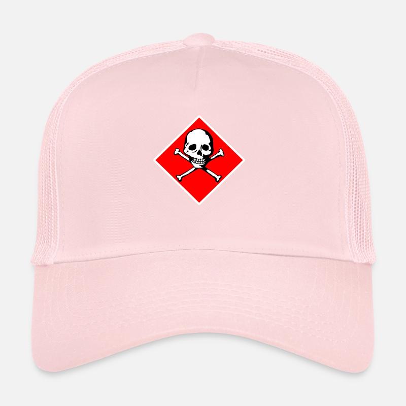 Crâne et os Casquette trucker 