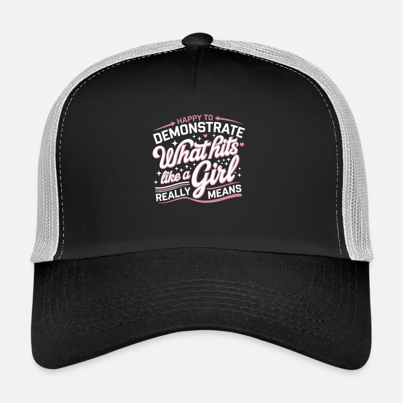 Force et confiance en soi en karaté Casquette trucker 
