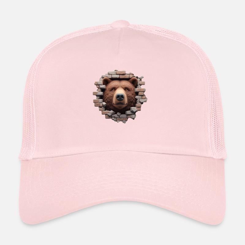 Ours dans le trou Casquette trucker 