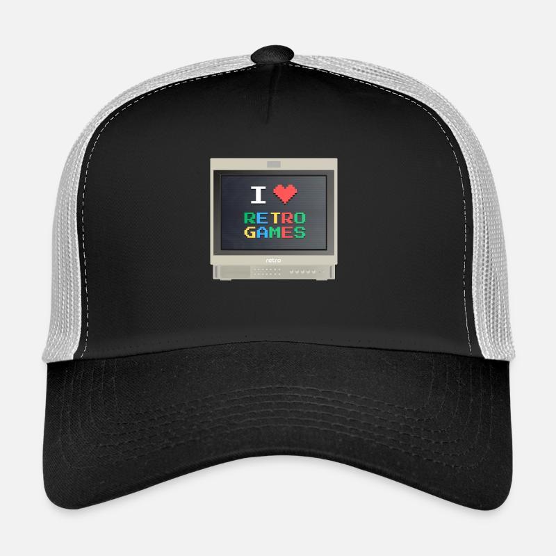 PVM Lover - Retrogames (Beige) Casquette trucker 