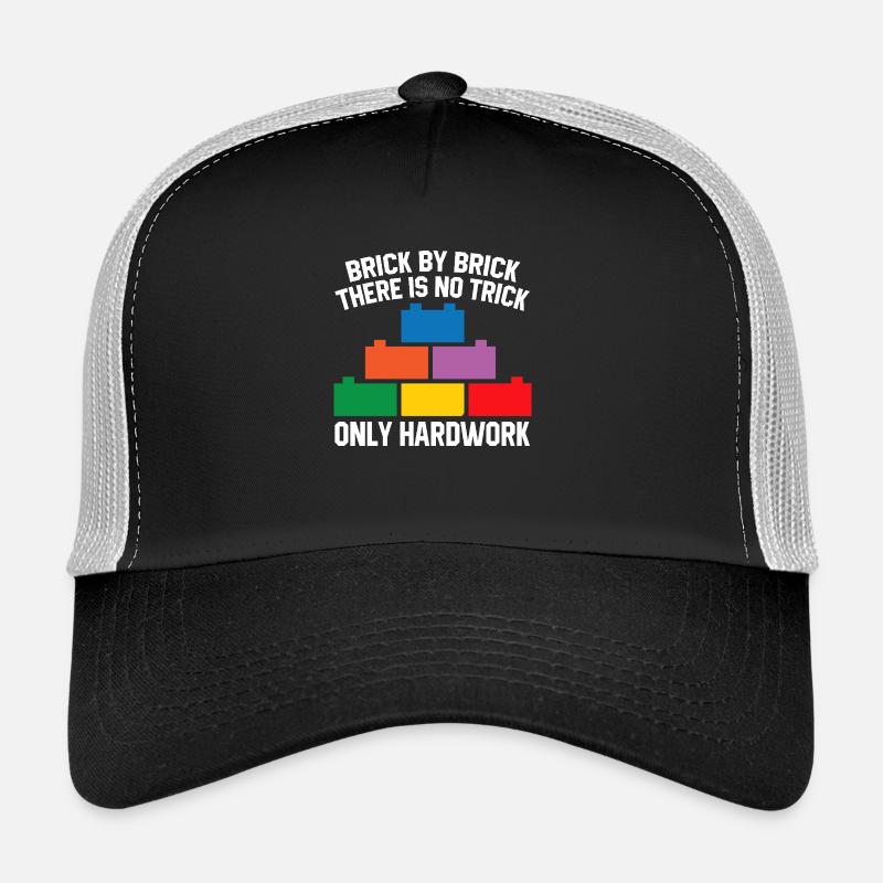 Constructeur de briques Jouets Blocs Blocs de serrage Briques Casquette trucker 