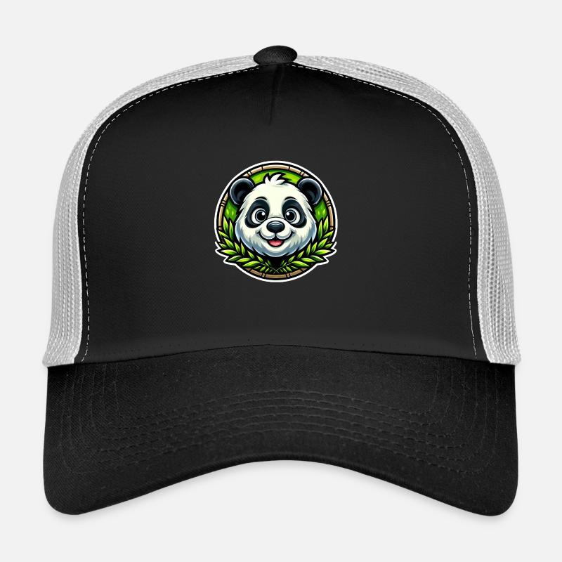 Panda Bear - Trucker Cap - black/stone grey