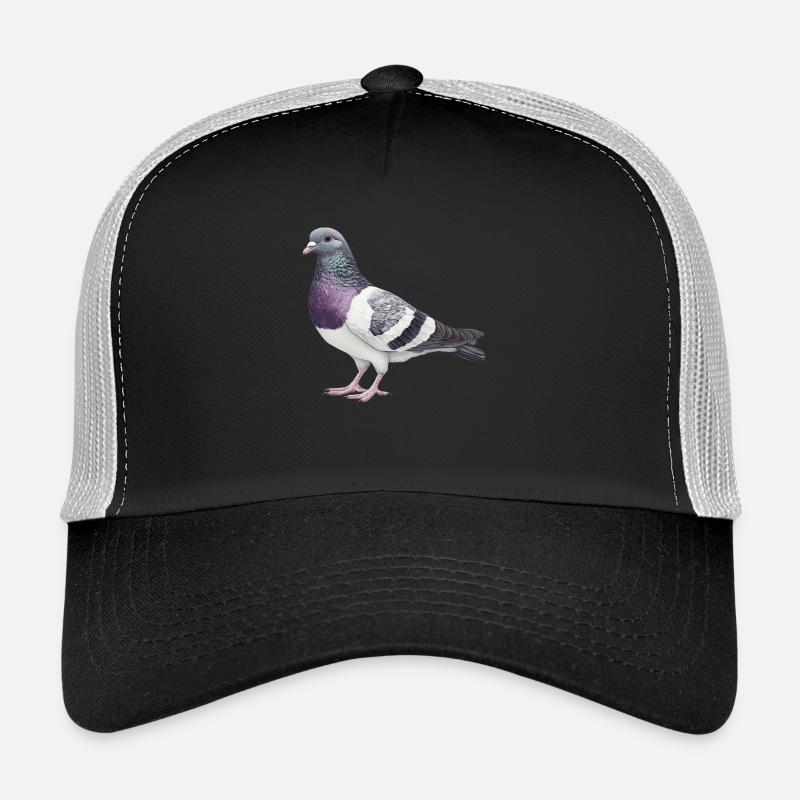 Taube - Trucker Cap - Schwarz/Steingrau