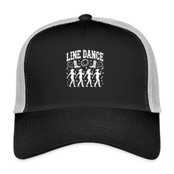 Formation de groupe de danse en ligne My Dance Sport - Casquette trucker  - noir/gris pierre - Devant