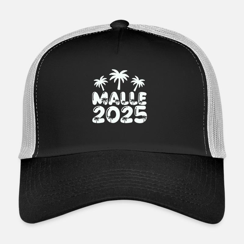 malle 2025 - Trucker Cap - Schwarz/Steingrau
