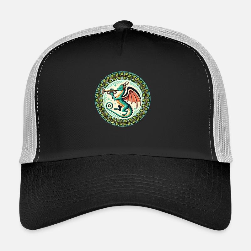 Dragon trompette Casquette trucker 