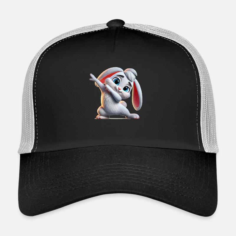 Bande dessinée Bunny Dabbing Casquette trucker 