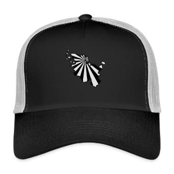 Schleswig Holstein - Trucker Cap - Schwarz/Steingrau - Vorne