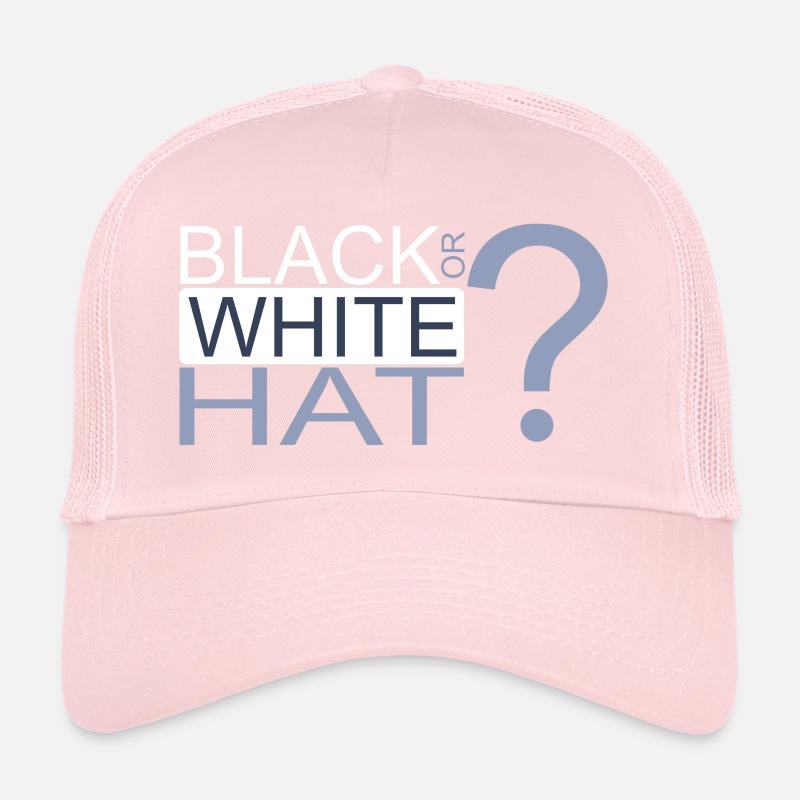 Black or White hat? Casquette trucker 
