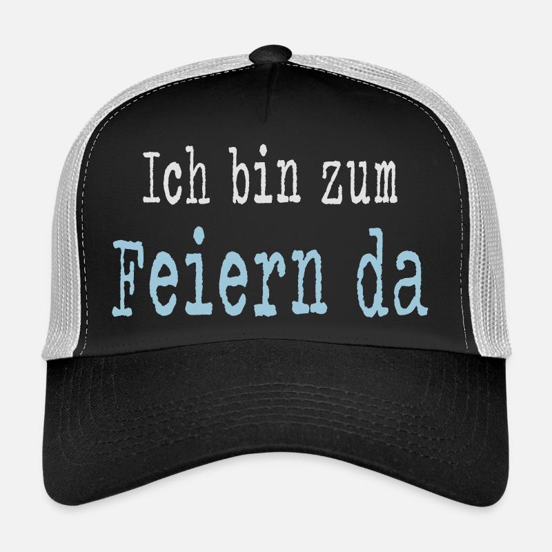 Ich bin zum Feiern da - Junggesellenabschied Trucker Cap