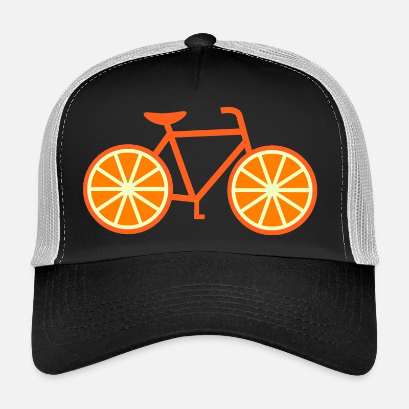 Vélo orange Casquette trucker 