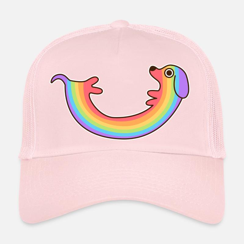 Regenbogenhund. Farbiger Hund. Regenbogenhund * Trucker Cap