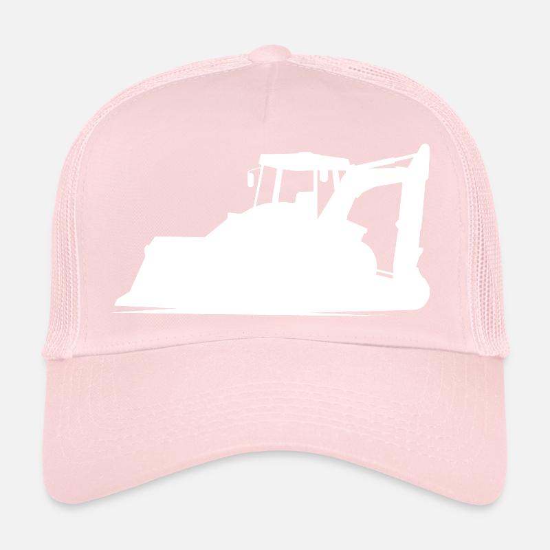 Baggerfahrer und Baugeräteführer Silhouette – Trucker Cap