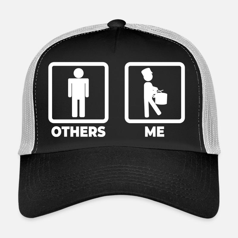 Lustiger Schnarrtrommler Trucker Cap