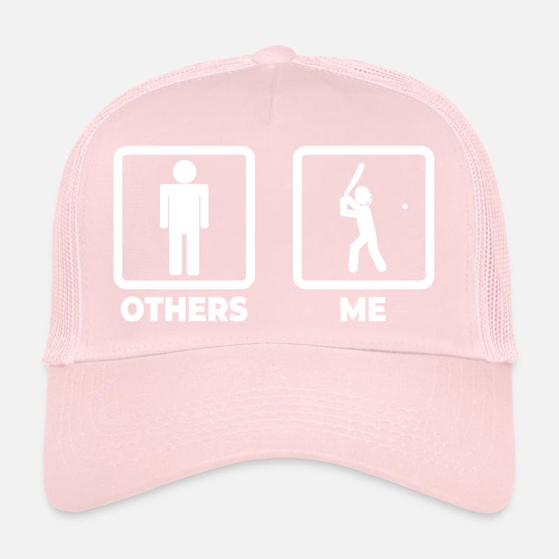 Figurine de bâton de cricket Casquette trucker 