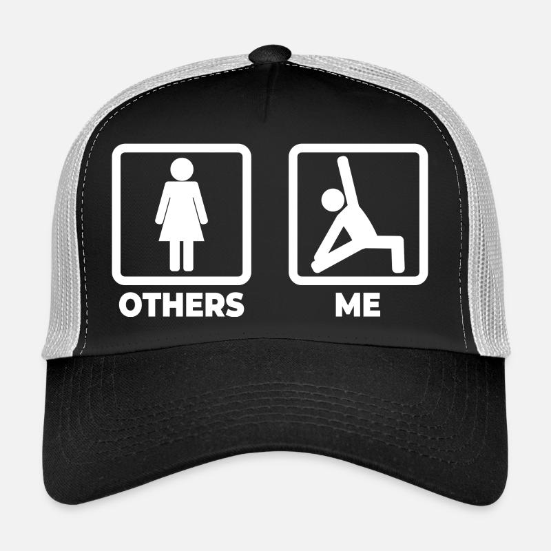 Yoga Stick Figures Trucker Cap