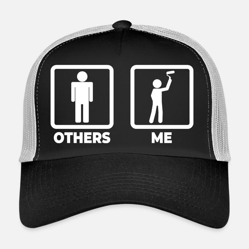 Vie de peintre en bâtiment Casquette trucker 