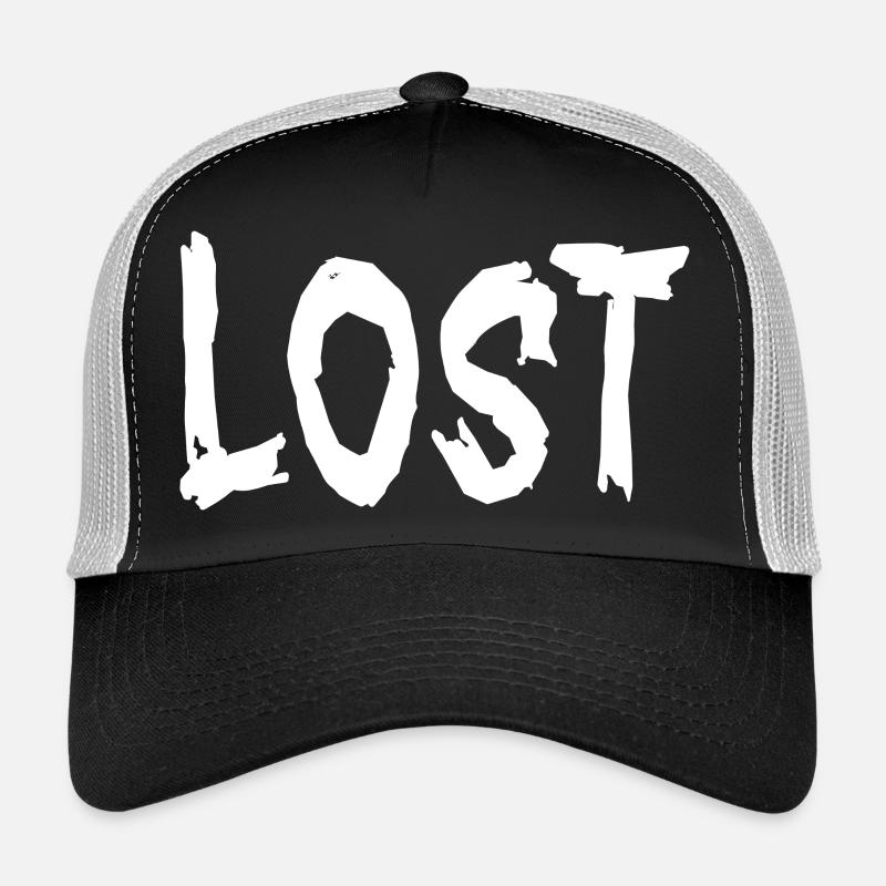 LOST - Trucker Cap - black/stone grey