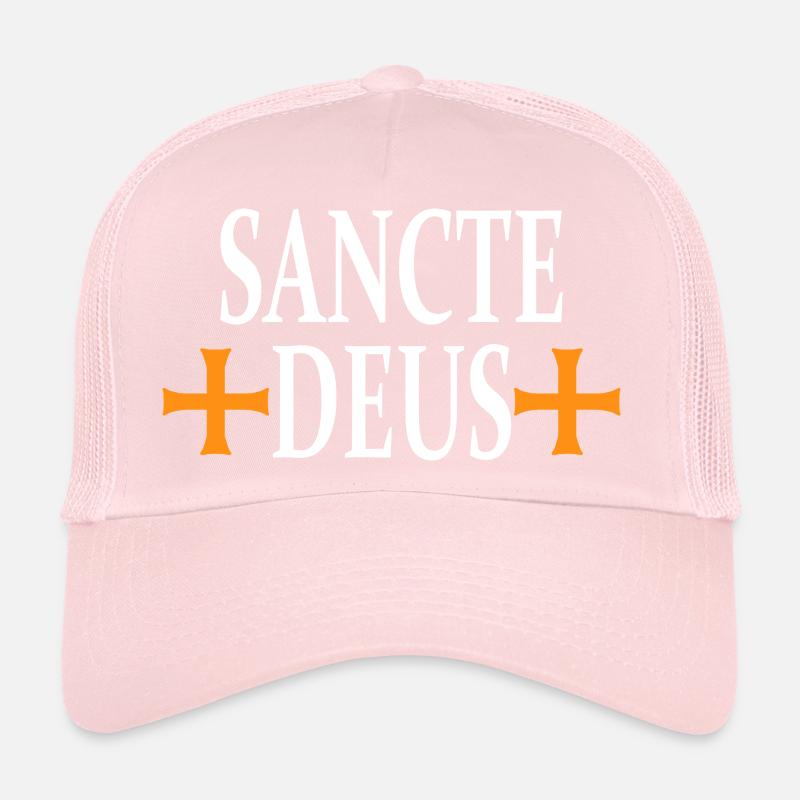 Croix Sancte Deus Conception Religieuse Casquette trucker 