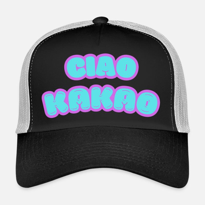 Design graffiti effronté avec des couleurs pastel Casquette trucker 