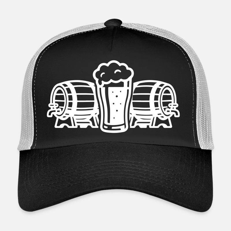 Bier Bierfass Bierglas Trucker Cap