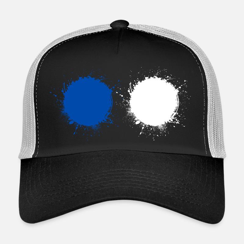 Blau Weiß Trucker Cap