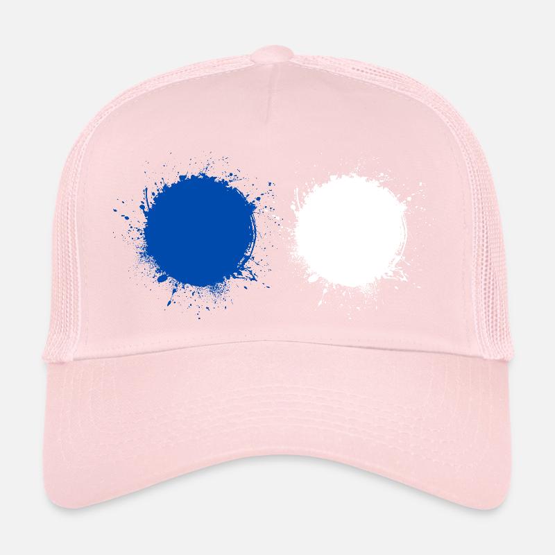 Bleu Blanc Casquette trucker 