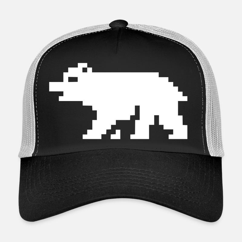 8bit pixel bär Trucker Cap