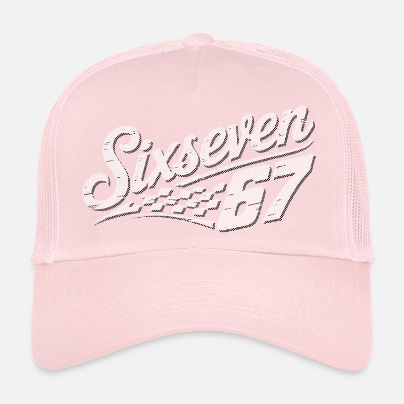 Six Sept Drapeau à damier Casquette trucker 