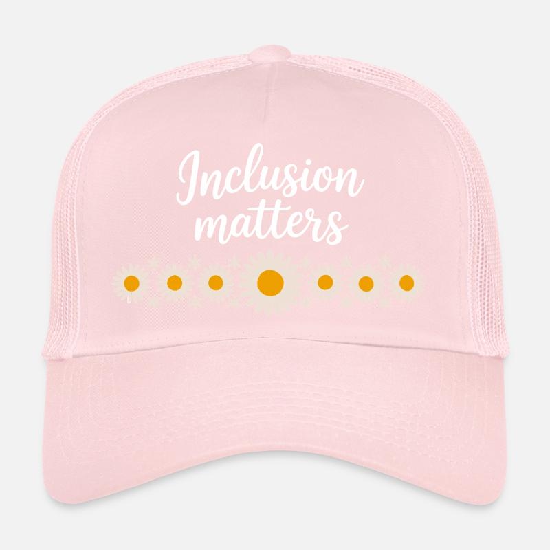 Inclusion matters mit Blütenkette Trucker Cap