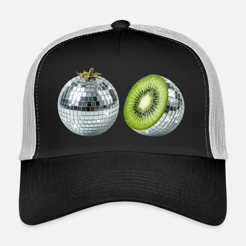 Kiwi Disco Spiegelball Trucker Cap