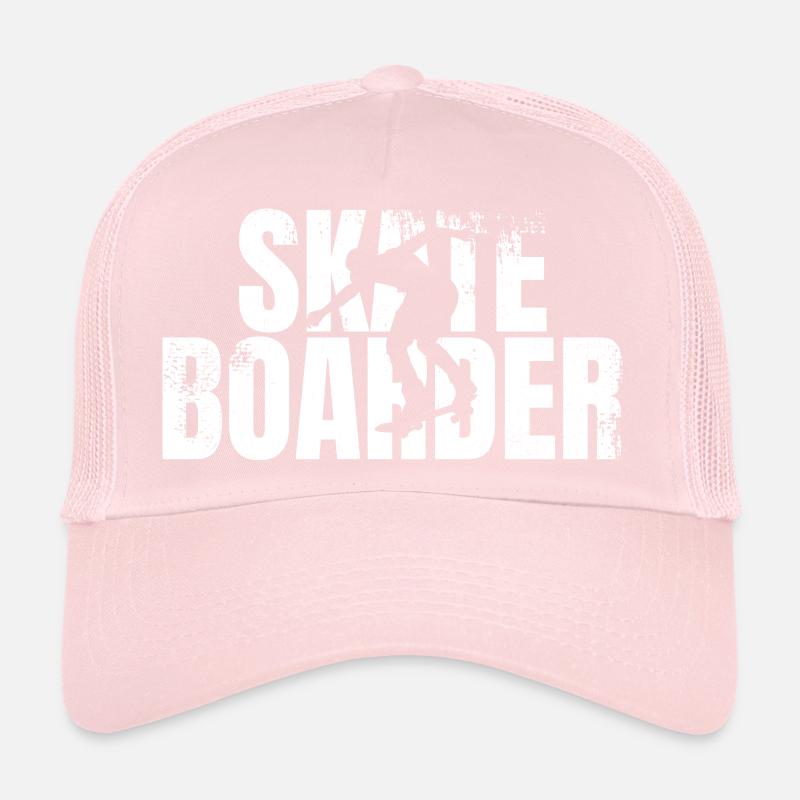 Funny Skateboarder Trucker Cap