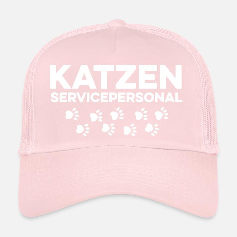 Chats, personnel de service, drôle Casquette trucker 