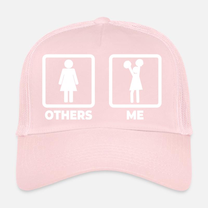 Cheerleader stick figure Trucker Cap