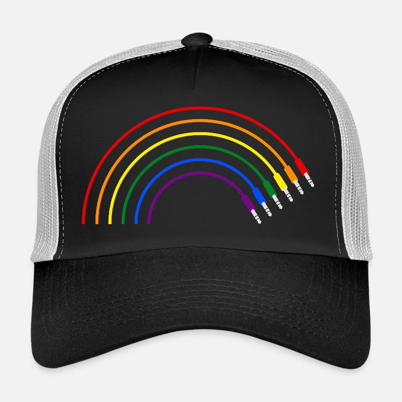 RAINBOW - Trucker Cap - Schwarz/Steingrau