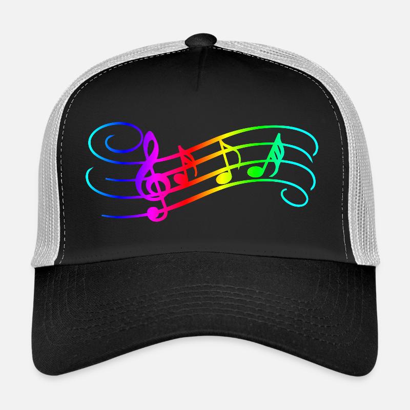 Notes de musique Casquette trucker 