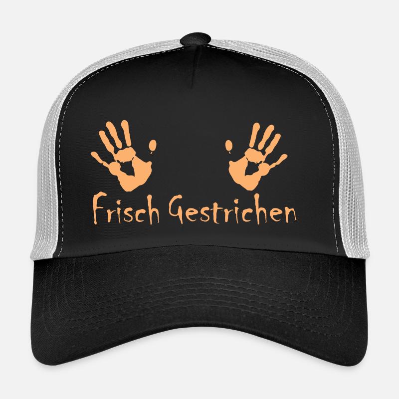 Frisch Gestrichen | Tapezieren | Streichen - Trucker Cap - Schwarz/Steingrau