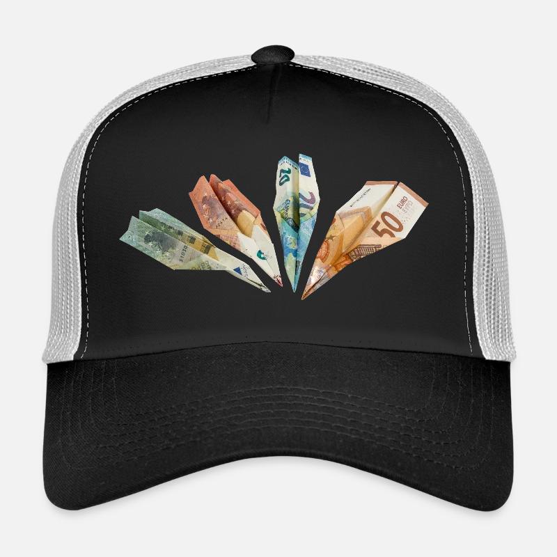 Geldscheine - Trucker Cap - Schwarz/Steingrau
