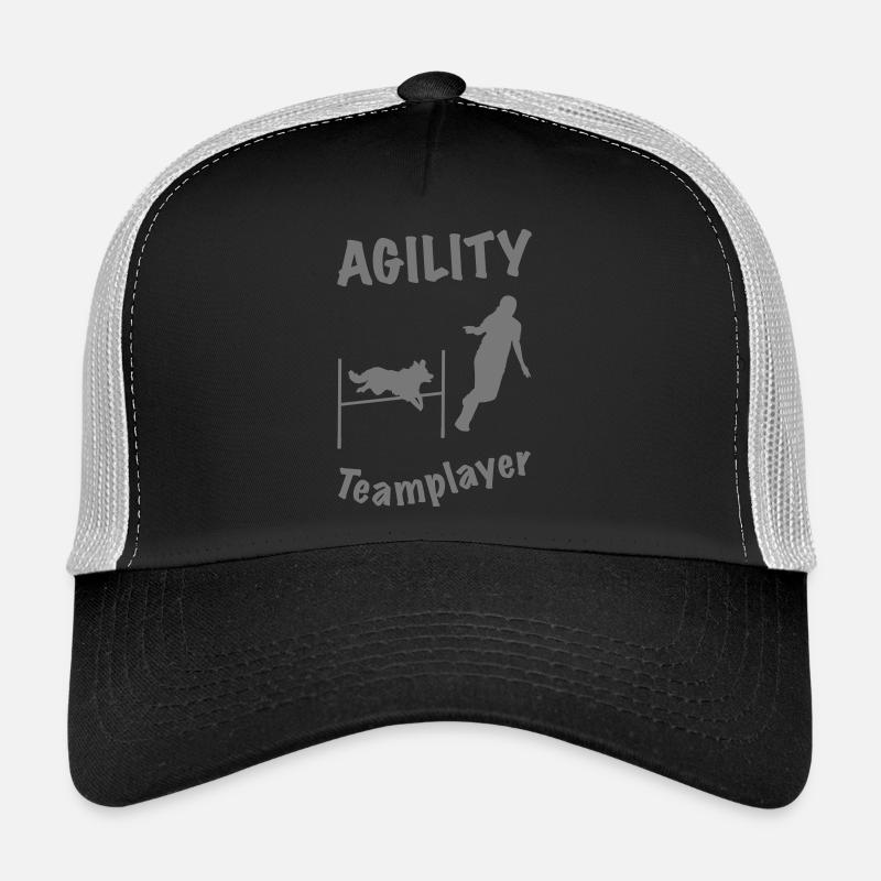 Agility Hürde Border - Trucker Cap - Schwarz/Steingrau