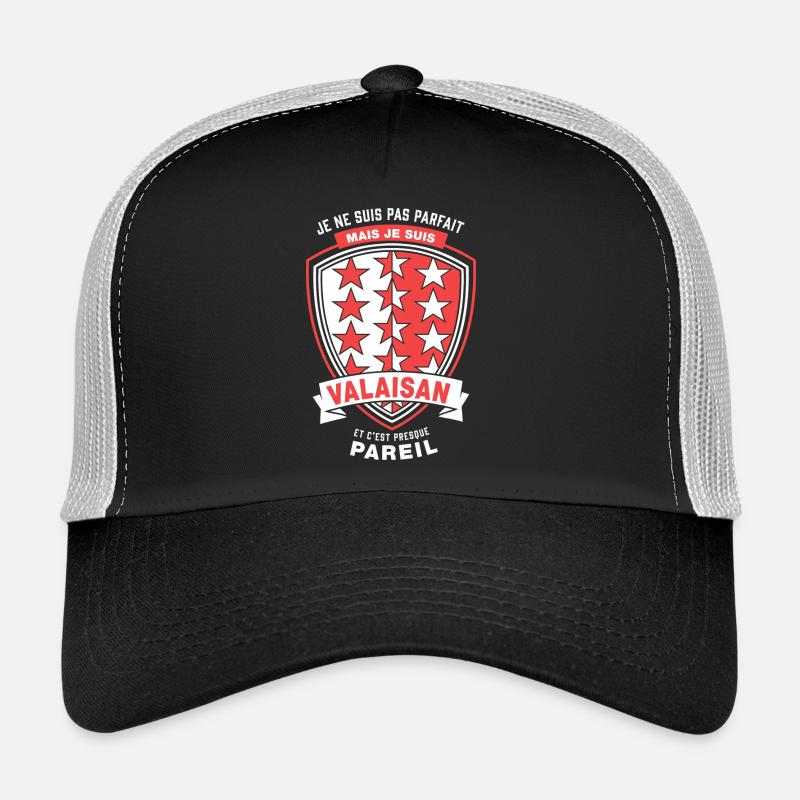 VALAISAN Je ne suis pas parfait Casquette trucker 
