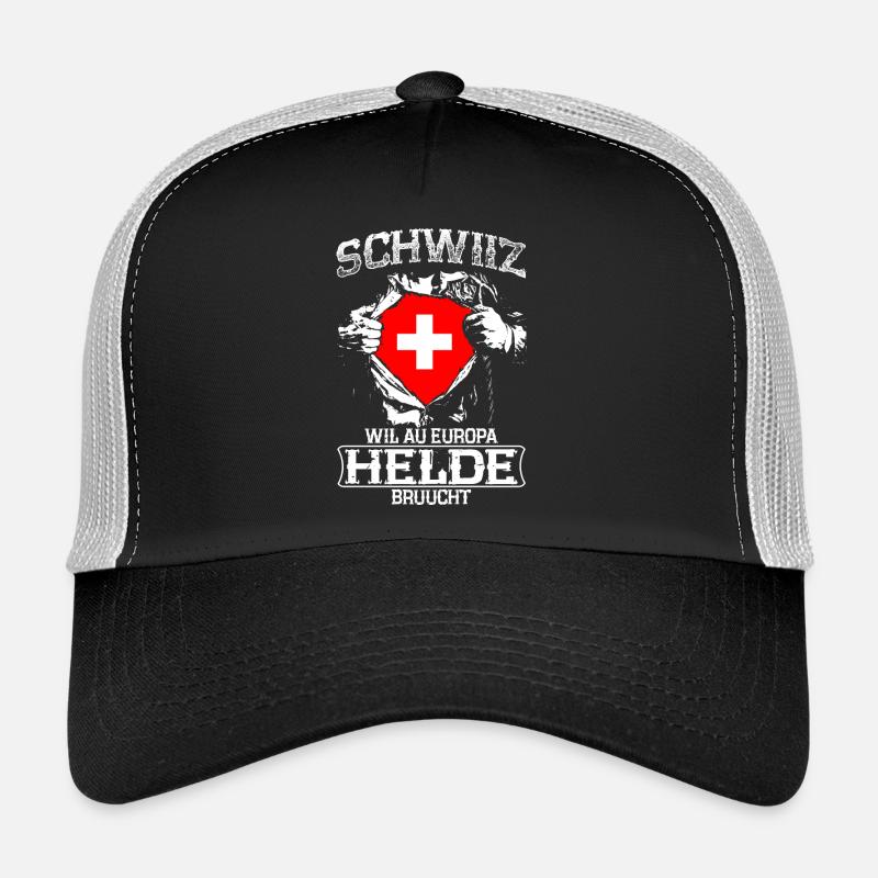 Schwiiz - Europa - Helde Casquette trucker 