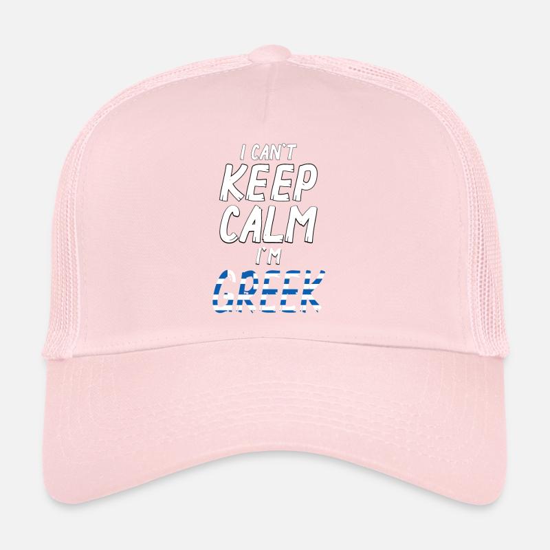I can´t Keep Calm i´m Greek Casquette trucker 