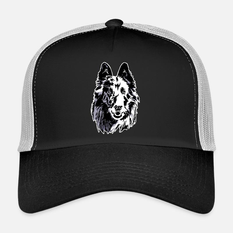groenendael - Trucker Cap - Schwarz/Steingrau