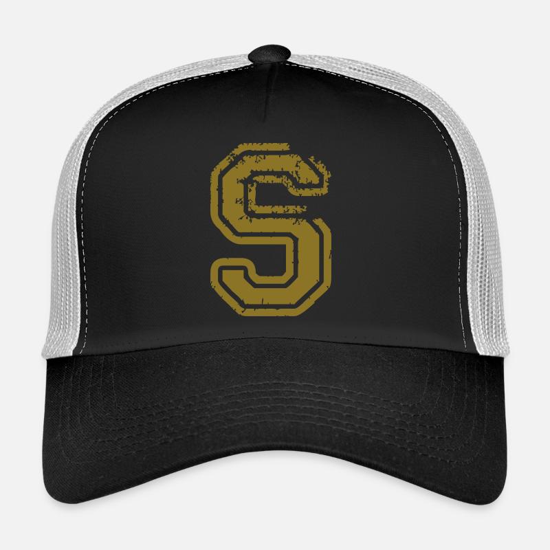 S - Trucker Cap - Schwarz/Steingrau