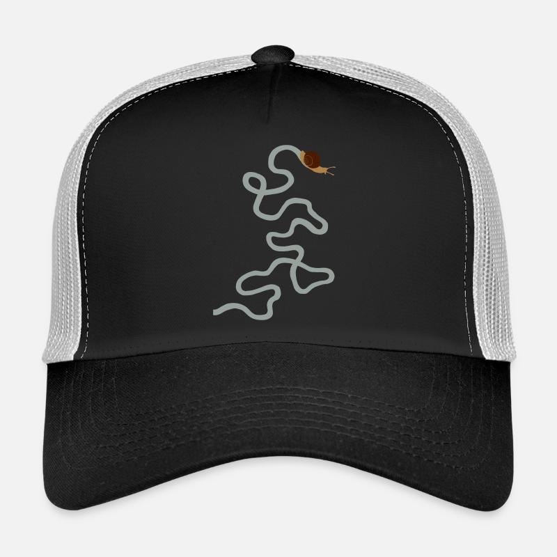 Schnecke mit Schleim Trucker Cap