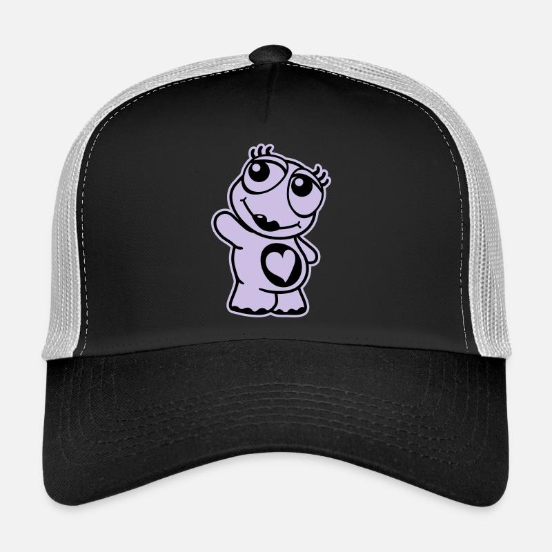 Turtle - Trucker Cap - Schwarz/Steingrau