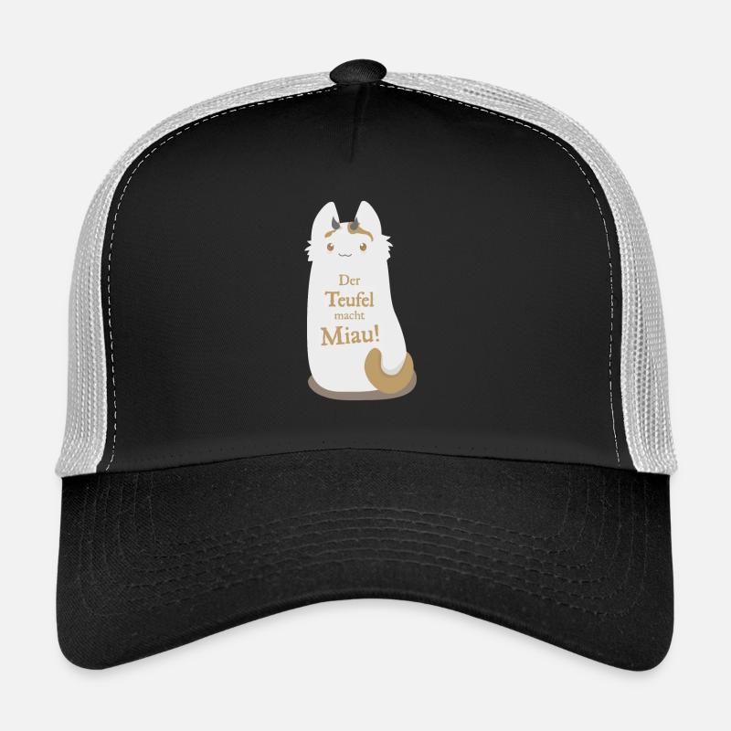 Miau - Trucker Cap - Schwarz/Steingrau