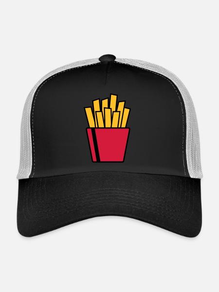 Frites - Casquette trucker - noir/gris pierre