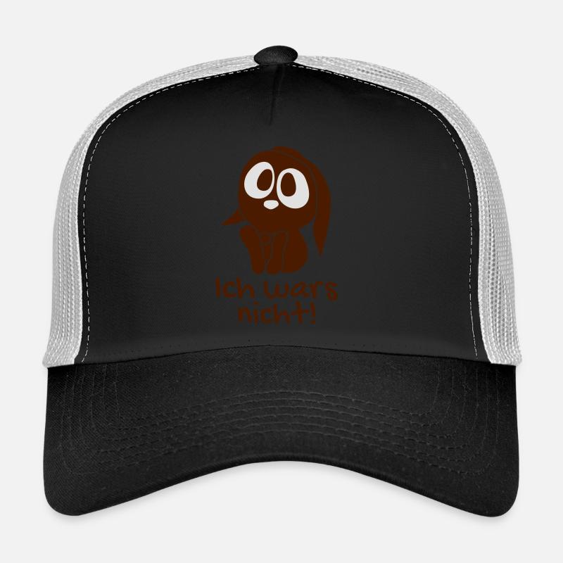 Ich wars nicht - Trucker Cap - Schwarz/Steingrau