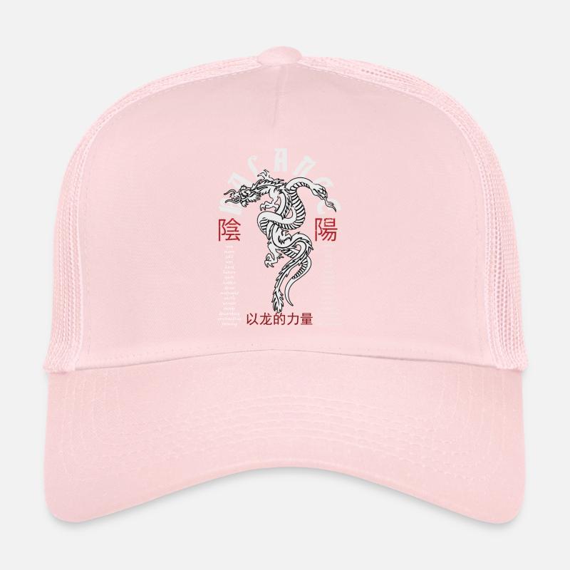 Dragon et serpent chinois Casquette trucker 